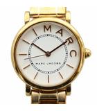 マークジェイコブス MARC JACOBS 腕時計 ウォッチ クォーツ 白文字盤 ロゴ ゴールド色 MJ3527 ■GY18 /MQ