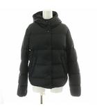 モンクレール MONCLER LENAR ルナール ダウンジャケット フーディー ロゴ 1 M 黒 ブラック F20931A51X00 /MW ■GY18