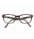 レイバン RAY BAN RB5345 眼鏡 めがね アイウェア セルフレーム スクエア マーブル 度あり 53□18 145 茶 ブラウン /TZ