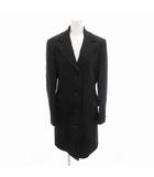 ジーエフフェレ GF FERRE チェスターコート ストレッチ ロング丈 イタリア製 S 黒 ブラック /HO