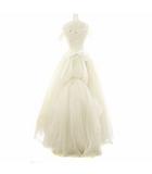  conte de freya ウェディングドレス ベルライン レース チュール 花柄 刺繍 5T S 白 ホワイト /MW ■GY18