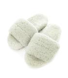 アグ UGG サンダル スリッパ フラット ムートン ボア 24cm グレー /AH2 ■GY27