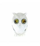 スワロフスキー SWAROVSKI 置物 オブジェ インテリア ミニ クリスタルガラス フクロウ クリア 10014 /XZ ■GY11