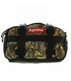 シュプリーム SUPREME 19AW Waist Bag Real Tree Camo ウエストバッグ ボディバッグ 迷彩柄 カモフラ 総柄 ロゴ 茶色 ブラウン 黒 ブラック /XZ ■GY18