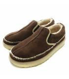 アグ UGG NEUMEL SLIP-ON STITCH ニューメル スリッポン ムートン スエード US10 28cm 茶色 ブラウン 1095353 /XZ ■GY17