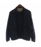バーバリーズ Burberrys ヴィンテージ ブルゾン ステンカラージャケット 長袖 ジップアップ ロゴ チェック柄 M 紺 ネイビー ■GY18 /MQ
