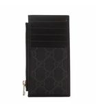 グッチ GUCCI カードケース 小銭入れ コインケース PVC レザー GG柄 黒 ブラック /XZ ■GY18
