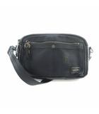 ポーター PORTER 吉田カバン ショルダーバッグ 斜めがけ ロゴ キャンバス 黒 ブラック ■GY13 /MQ
