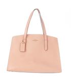 コーチ COACH トートバッグ レザー 革 ロゴ チャーム ピンク 25137 /AO4 ■GY13