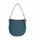 コーチ COACH Maddy Hobo ハンドバッグ ショルダー 2WAY レザー ポーチ付き マグネット 青 ブルー 88344 /XZ ■GY18