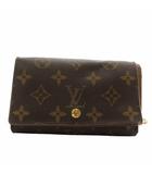 ルイヴィトン LOUIS VUITTON ポルトモネ ビエモノグラム トレゾール 財布 二つ折り PVC レザー モノグラム 総柄 茶色 ブラウン M61730 /XZ ■GY11
