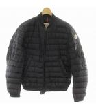 モンクレール MONCLER AIDAN GIUBBOTTO ダウンジャケット MA-1 アウター ブルゾン ボンバー ワッペン ロゴ 1 紺 ネイビー C10914096599 /MP ■GY18