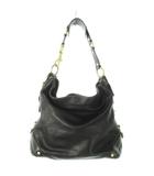 コーチ COACH ハンドバッグ ワンショルダー レザー 革 ロゴ型押し ゴールド金具 黒 ブラック 10616 /CK17 ■GY18