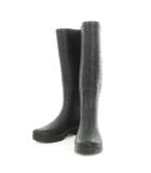アグ オーストラリア UGG australia 長靴 レインブーツ ロゴ 型押し 総柄 23cm 黒 ブラック /MN5 ■GY17