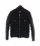 モンクレール MONCLER 17AW AMIOT ダウンジャケット 長袖 ジップアップ ロゴ ナイロン 2 M 黒 ブラック C20914030205 ■GY18 /MQ
