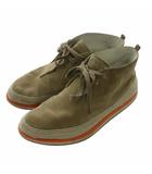 プラダスポーツ PRADA SPORT チャッカブーツ スエード レースアップ 5.5 24.5cm 茶色 ブラウン 4T2358 /XZ ■GY18