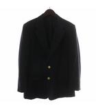 バーバリーズ Burberrys ヴィンテージ テーラードジャケット ブレザー 紺ブレ ウール シングル 2B 背抜き 金ボタン 98-88-175 AB6 L ネイビー /XZ ■GY18