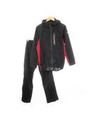  ネームレスエイジ namelessage スノーボードウェア セットアップ ジャケット フーディ パンツ 防水 裏地メッシュ 切替 ロゴ スポーツ ウインター M 黒 ブラック /CK2 ■GY42