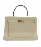 コーチ COACH レーン キャリーオール カラーブロック ハンドバッグ ショルダー 2WAY レザー ロゴ ゴールド金具 白 ホワイト C8210 /XZ ■GY18