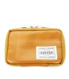 ポーター PORTER 吉田カバン free style キーケース ダブルジップ ラウンド コーティング 6連 ロゴ 茶 ブラウン /CK30 ■GY18