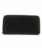 ボッテガヴェネタ BOTTEGA VENETA 593217 イントレチャート ロング ウォレット 長財布 ラウンドファスナー レザー 太目 ジップアラウンド ラウンドジップ 黒 ブラック /XZ ■GY18