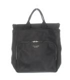 ケイトスペード KATE SPADE ハンドバッグ 2way リュックサック デイパック ナイロン ロゴ 黒 ブラック /CK15 ■GY18