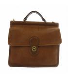 コーチ COACH オールドコーチ ヴィンテージ USA製 9927 ハンドバッグ ショルダー 2WAY レザー ターンロック 茶色 ブラウン /XZ ■GY18