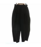 ルイヴィトン LOUIS VUITTON 25SS パンツ スラックス ストレート モノグラム パッチ ジップフライ 34 S 黒 ブラック /XZ ■GY18