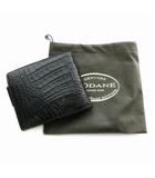  ゴダン GODANE 二つ折り財布 小銭入れあり クロコダイル クロコ レザー 黒 ブラック 茶 ブラウン /MP ■GY11