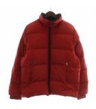 モンクレール MONCLER バジーレ BAZILLE ダウンジャケット アウター ナイロン ハイネック ジップアップ ロゴ ワッペン 0 S 赤 レッド /XZ ■GY40