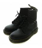 ドクターマーチン DR.MARTENS 1460 8ホールブーツ レザー ショート レースアップ ステッチ ロゴ UK6 25cm 黒 ブラック 10072004 /XZ ■GY18