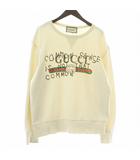 グッチ GUCCI ココキャピタン スウェット トレーナー プルオーバー 長袖 クルーネック シェリーライン オールドロゴ S 白 ホワイト 475532 X3106 /XZ ■GY17