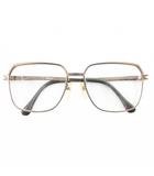 バーバリーズ Burberrys ヴィンテージ 眼鏡 メガネ ビッグフレーム ロゴ メタルフレーム 度入り 58□15 145 ゴールドカラー 5009 /GV ■GY11