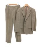 バーバリーズ Burberrys ヴィンテージ スーツ セットアップ シングル テーラードジャケット パンツ 2B 背抜き サイドベンツ ツータック A5 グレー /GV ■GY11