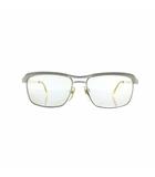  ローデンストック RODENSTOCK CORVAIR WD 眼鏡 めがね メタルフレーム ロゴ ダブルブリッジ 54 度入り シルバー色 ■GY18 /MQ