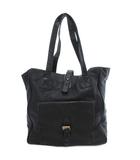 ラルフローレン RALPH LAUREN トートバッグ レザー 革 マルチポケット 大容量 ロゴ 黒 ブラック /JS ■GY18