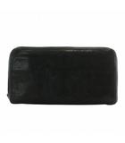 クロムハーツ CHROME HEARTS REC Fジップ 3セメタリー クロスパッチ ロング ウォレット 長財布 レザー ラウンドファスナー 黒 ブラック /XZ ■GY18