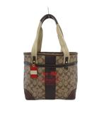 コーチ COACH 11349 ハンドバッグ トート シグネチャー PVC レザー 革 ロゴ 茶 ブラウン /FT ■GY18