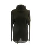 プリーツプリーズ PLEATS PLEASE カットソー Tシャツ 長袖 ボトルネック ハイネック L  緑 グリーン ダークグリーン PP33 JK604 /MP ■GY18