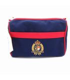 ラルフローレン RALPH LAUREN ポーチ エンブレム ロゴ刺繍 キャンバス 紺 ネイビー /AE ■GY18