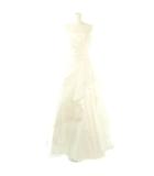  クラウディア ウェディングドレス プリンセスライン 刺繍 サテン フリル  9T オフホワイト /NR ■GY17