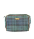 ポロ ラルフローレン POLO RALPH LAUREN クラッチバッグ セカンドバッグ ポーチ PVC レザー 革 ブラックウォッチ ロゴ 緑 グリーン /AH15 ■GY18