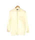 ラルフローレン RALPH LAUREN ワイシャツ 長袖 前開き 総柄 コットン L オフホワイト /NR ■GY18