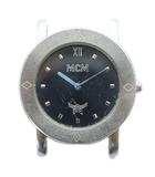 エムシーエム MCM ジャンク品 腕時計 ウォッチ クォーツ 黒文字盤 ロゴ シルバー色 MC.6032 ■GY18 /MQ