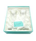 ティファニー TIFFANY & CO. ペアグラス ワイングラス カクテルグラス 2個セット 食器 ロゴ 透明 クリア /MP ■GY11