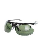 フィラ FILA by DE RIGO 偏光跳ね上げスポーツサングラス メガネ 眼鏡 度あり セルフレーム ロゴ 脱着式 48 20 137 黒 ブラック SF8932J /MN10 ■GY18