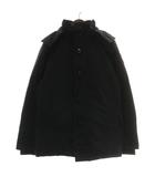カナダグース CANADA GOOSE ダウンジャケット アウター ファー コヨーテ フード ジップアップ ロゴ ワッペン M 黒 ブラック 68F8490 /XZ ■GY18