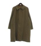 バーバリーズ Burberrys 70s ヴィンテージ 小文字タグ ステンカラー コート アウター ロング 裏地ノバチェック 比翼ボタン L カーキ /XZ ■GY17