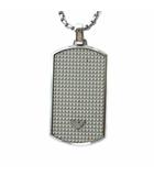 エンポリオアルマーニ EMPORIO ARMANI ネックレス アクセサリー ペンダント ドッグタグ ロゴ シルバー色 ■GY18 /MQ