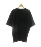 バレンシアガ BALENCIAGA 2020年 LION'S LAUREL TEE Tシャツ カットソー 半袖 BB ロゴ刺繍 オーバーサイズ XS 黒 ブラック 641675 /MP ■GY18